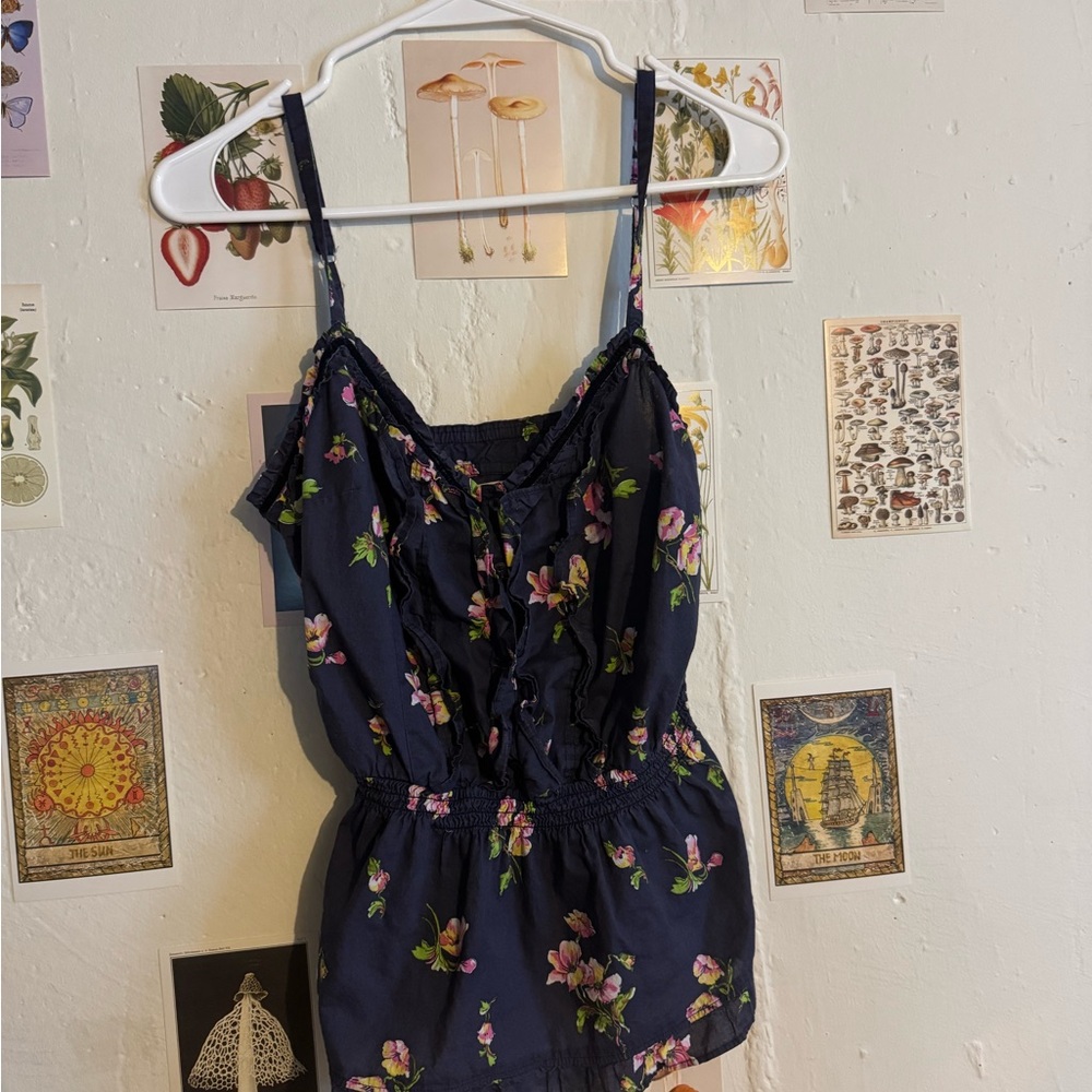 Floral HoisterY2K  camisole